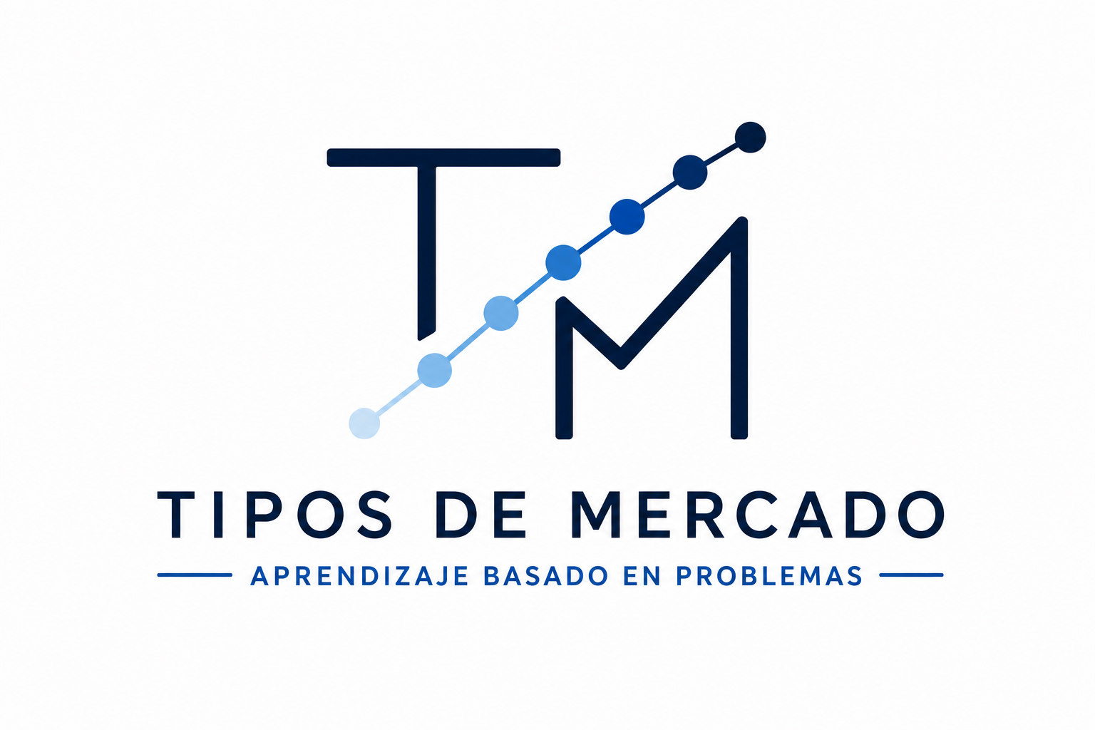Logo de Tipos de mercado desde problemas reales